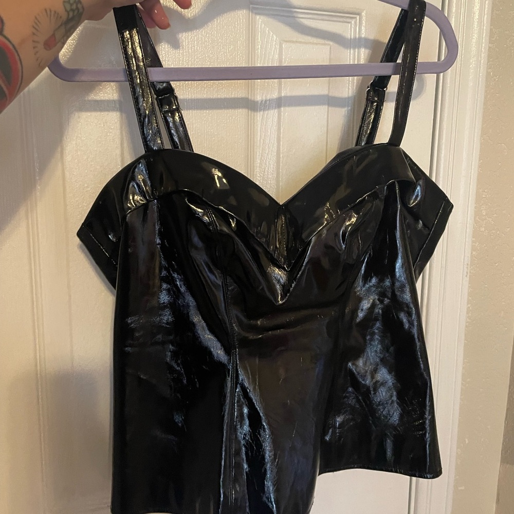 COPY - Vixen Vinyl maneater top by Micheline Pitt